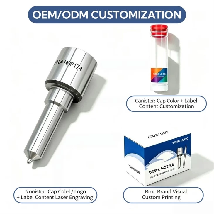 DLLA149P174 Diesel Fuel Nozzle | Custom Product Details